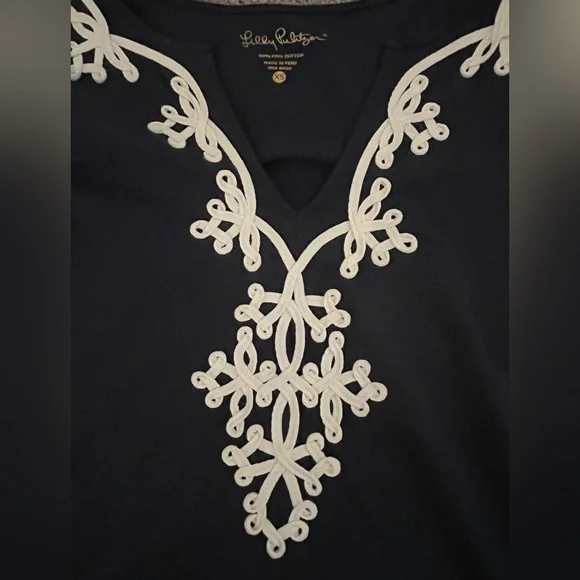 Lilly Pulitzer Indigo Cotton Dress - Picture 5 of 5